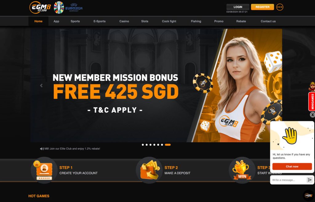 EGM8 Free Credit Casino Download