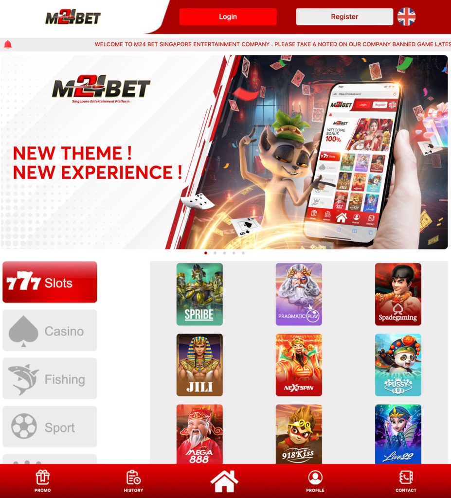 M24BET Free Credit Casino Download